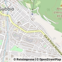 Térkép Gubbio
