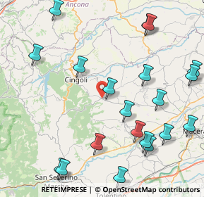 Mappa Via Palladio, 62011 Cingoli MC, Italia (10.792)