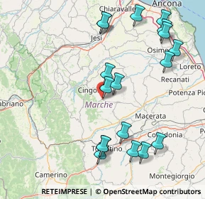 Mappa Via Palladio, 62011 Cingoli MC, Italia (18.84222)