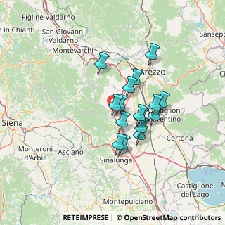 Mappa Monte San Savino, 52048 Monte San Savino AR, Italia (10.45)