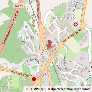 Mappa Largo Municipio, 9, 53035 Monteriggioni, Siena (Toscana)