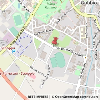 Mappa Via Beniamino Ubaldi, 4, 06024 Gubbio, Perugia (Umbria)