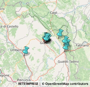 Mappa C.C. Prato, 06024 Gubbio PG, Italia (6.36667)