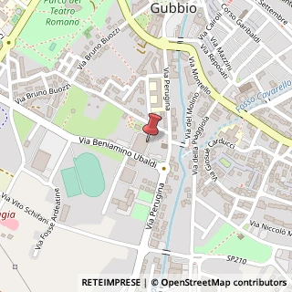 Mappa Via Beniamino Ubaldi, 06024 Gubbio PG, Italia, 06024 Gubbio, Perugia (Umbria)