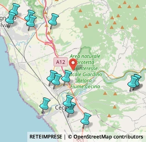 Mappa Via Gorizia, 57023 Cecina LI, Italia (5.95625)