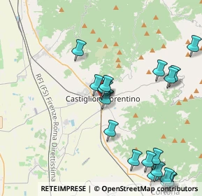 Mappa Via della Badiola, 52043 Castiglion Fiorentino AR, Italia (5.2415)