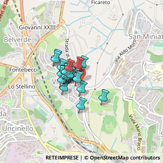 Mappa Strada di Vico Alto, 53018 Sovicille SI, Italia (0.256)