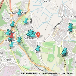 Mappa Strada di Vico Alto, 53018 Sovicille SI, Italia (0.7)