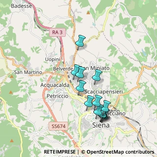 Mappa Strada di Vico Alto, 53018 Sovicille SI, Italia (1.86231)