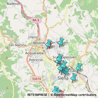 Mappa Strada di Vico Alto, 53018 Sovicille SI, Italia (2.71077)