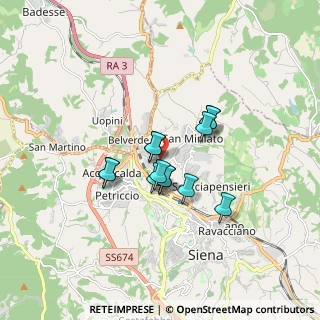 Mappa Strada di Vico Alto, 53018 Sovicille SI, Italia (1.21308)