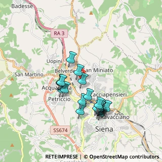 Mappa Strada di Vico Alto, 53018 Sovicille SI, Italia (1.654)