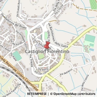 Mappa Corso Italia, 111, 52043 Castiglion Fiorentino, Arezzo (Toscana)
