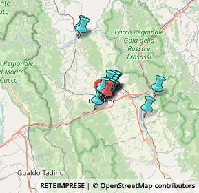 Mappa Via Luigi Fabbri, 60044 Fabriano AN, Italia (2.8765)