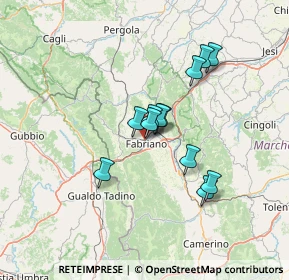 Mappa Via Luigi Fabbri, 60044 Fabriano AN, Italia (10.765)