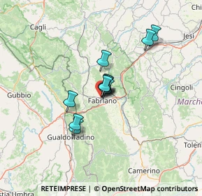 Mappa Via Luigi Fabbri, 60044 Fabriano AN, Italia (8.78273)