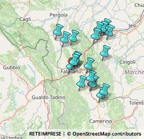 Mappa Viale Campo Sportivo, 60044 Fabriano AN, Italia (11.983)