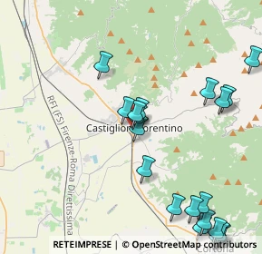 Mappa Via della Spiaggina, 52043 Castiglion Fiorentino AR, Italia (5.277)
