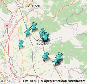 Mappa Via della Spiaggina, 52043 Castiglion Fiorentino AR, Italia (5.2075)