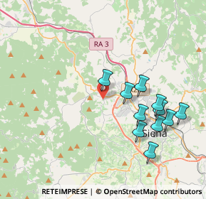 Mappa Strada del Petriccio e Belriguardo, 53100 Siena SI, Italia (4.01909)