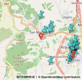 Mappa Strada del Petriccio e Belriguardo, 53100 Siena SI, Italia (1.3635)