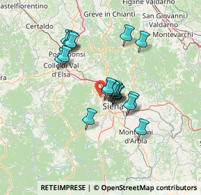 Mappa Strada del Petriccio e Belriguardo, 53100 Siena SI, Italia (10.9115)