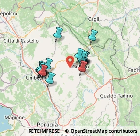 Mappa Località San Martino in Colle, 06024 Gubbio PG, Italia (10.559)