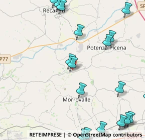Mappa Contrada Fonte Bagno, 62010 Morrovalle MC, Italia (6.259)