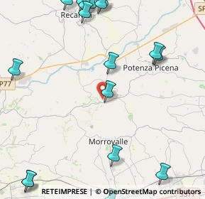 Mappa Contrada Fonte Bagno, 62010 Morrovalle MC, Italia (6.5065)