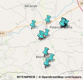 Mappa Contrada Fonte Bagno, 62010 Morrovalle MC, Italia (3.58)