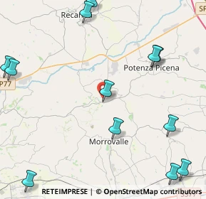 Mappa Contrada Fonte Bagno, 62010 Morrovalle MC, Italia (6.12583)