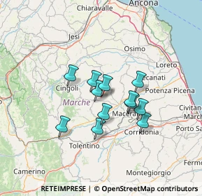 Mappa Strada Provinciale Jesina, 62010 Treia MC, Italia (10.01833)