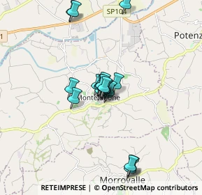 Mappa Via Tommaso Giachini, 62010 Montelupone MC, Italia (1.237)