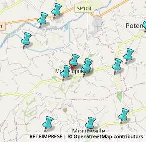 Mappa Via Tommaso Giachini, 62010 Montelupone MC, Italia (2.60857)