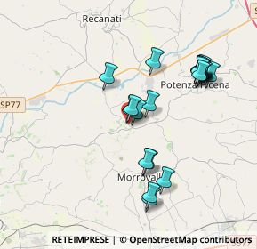 Mappa Via Tommaso Giachini, 62010 Montelupone MC, Italia (3.7335)