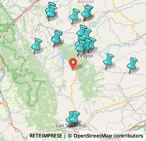 Mappa Località S. Angelo Castel, 62011 Cingoli MC, Italia (8.9855)