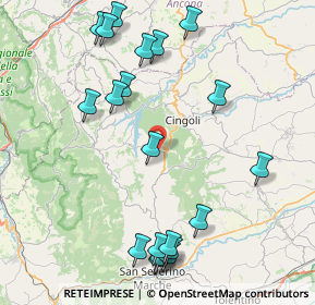 Mappa Località S. Angelo Castel, 62011 Cingoli MC, Italia (10.0325)