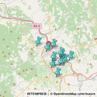 Mappa Strada Statale 222 Chiantigiana, 53035 Monteriggioni SI, Italia (2.98091)