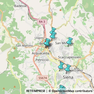 Mappa Strada Statale 222 Chiantigiana, 53035 Monteriggioni SI, Italia (2.61364)