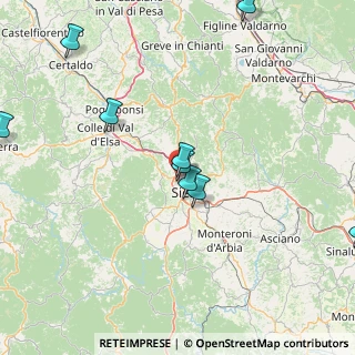 Mappa Strada Statale 222 Chiantigiana, 53035 Monteriggioni SI, Italia (26.12833)