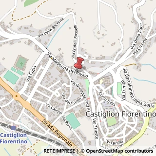 Mappa Via Della Madonna del Rivaio, 26, 52043 Castiglion Fiorentino, Arezzo (Toscana)