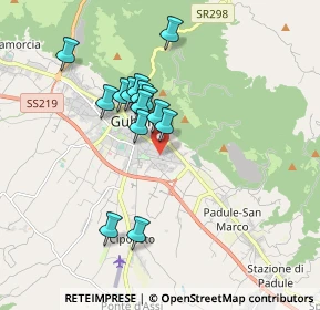 Mappa Via P. da Palestrina, 06024 Gubbio PG, Italia (1.54357)