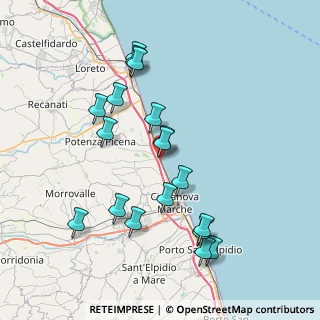 Mappa Via Foce Asola, 62012 Civitanova Marche MC, Italia (8.00278)