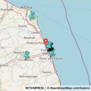 Mappa Via Foce Asola, 62012 Civitanova Marche MC, Italia (8.42818)