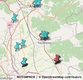 Mappa Via Gaci Enea, 52043 Castiglion fiorentino AR, Italia (9.6195)