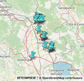 Mappa Via Gaci Enea, 52043 Castiglion fiorentino AR, Italia (10.6965)