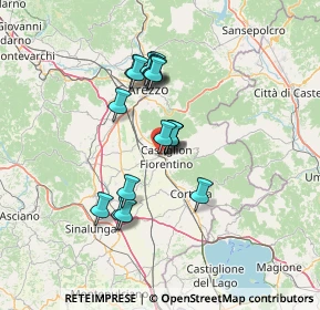 Mappa Via Gaci Enea, 52043 Castiglion fiorentino AR, Italia (11.30529)