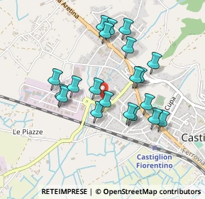 Mappa Via Gaci Enea, 52043 Castiglion fiorentino AR, Italia (0.4245)