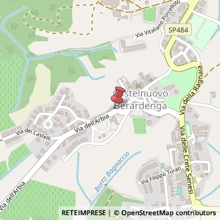 Mappa Via dell'Arbia, 2, 53019 Castelnuovo Berardenga, Siena (Toscana)