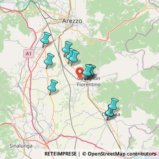 Mappa Via Arno, 52100 Castiglion Fiorentino AR, Italia (6.05692)